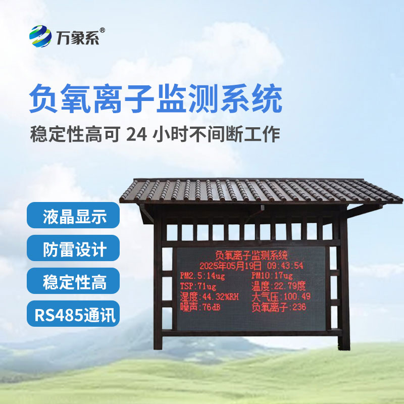 公園負(fù)氧離子監(jiān)測站